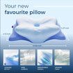 Ergo Cervical Neck Pillow for Sleeping Pillow Contour Memory Foam Pillows for Back,Side Sleeper Pillows
