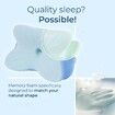 Ergo Cervical Neck Pillow for Sleeping Pillow Contour Memory Foam Pillows for Back,Side Sleeper Pillows