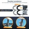 Starlink V2 Mount Adapter,Universal U-Bolt Pipe Clamp for Satellite Dish, Heavy Duty Steel Mast Pole Bracket,Starlink Mounting Kit,Weatherproof