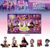 KPOP Demon Hunter Chibi Mini Figures 6 Pack PVC Collectible Model Toy Holiday Presents Birthday Gift