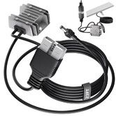 7M Starlink Mini Dc Power Cord,Integrated 12V To 30V Step-Up Converter For Car Boat,Extended Long Starlink Mini Cable For Off-Grid Camping,Black