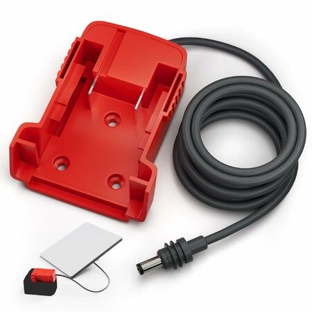18V Battery Adapter Mini Power Cable for Starlink, Power Adapter Converter Compatible with MILWAUKEE 1M Starlink Mini DC 18AWG Power Cable