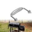 5-3/8 inch Spring Handle with 1/2 inch Steel Rod,Heavy Duty Replacement for BBQ Grills,Smoker Wood Stoves,Heat Resistant Cool-Touch Grip