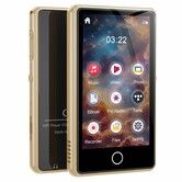 16GB MP3 Music Player,3-inch Portable MP4 Player Support All Formats Video with Built-in Speaker,FM,Video,E-Book, Recording,Expandable up to 256GB,Gold