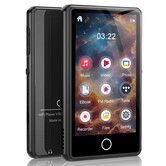 16GB MP3 Music Player,3 Inch Portable MP4 Player Support All Formats Video with Built-In Speaker,FM,E-Book,Recording Expandable up to 256GB,Black