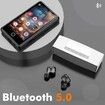 16GB MP3 Music Player,3 Inch Portable MP4 Player Support All Formats Video with Built-In Speaker,FM,E-Book,Recording Expandable up to 256GB,Black