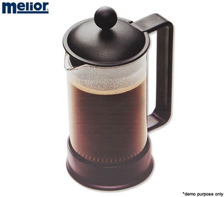Melior Martin 350ml Coffee Plunger French Press - 3 Cup Capacity