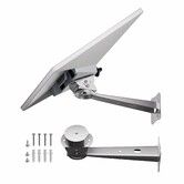 Starlink Mini Wall Mount Bracket Compatible with Origial Pipe Adapter,Adjustable Starlink Mini House Roof Mounting Kit with Mount Adapter