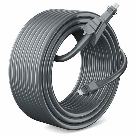 10M/33FT Starlink Cable Flat High Performance Cable, 22AWG Rectangular Starlink Accessories Replacement FHP Power Cord, Cat6 Network Cable