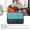 Electric Guitar Amp, DC 5V Bluetooth 5.0 Mini Guitar Amp for Electric Guitars, Double Channels Rechargeable Portable Pratice Small Amplifier