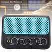 Electric Guitar Amp, DC 5V Bluetooth 5.0 Mini Guitar Amp for Electric Guitars, Double Channels Rechargeable Portable Pratice Small Amplifier