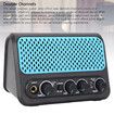 Electric Guitar Amp, DC 5V Bluetooth 5.0 Mini Guitar Amp for Electric Guitars, Double Channels Rechargeable Portable Pratice Small Amplifier