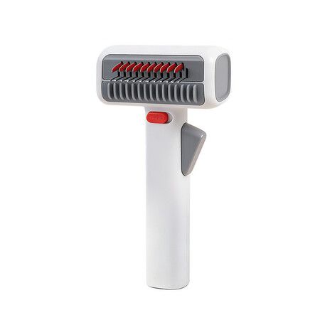 2-in-1 Pet Self-Detangling & Grooming Comb for Dogs & Cats Gentle Undercoat Rake & Brush for Long or Short Hair Removes Mats Tangles & Loose Fur