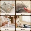 15packs Vacuum Bags for Travel with USB AIR Pump Carry-on Size Compression Packing Bags Luggage Suitcase Space Saver Clothes Clothing