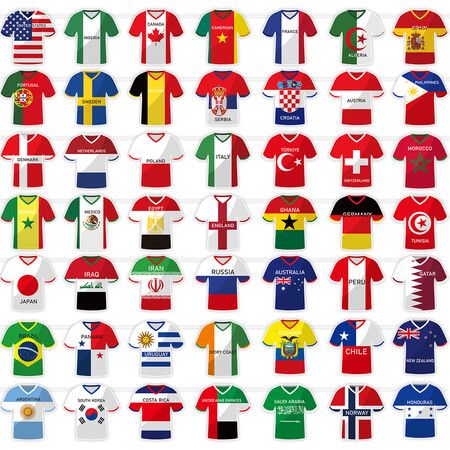 2026 World Cup Soccer Jersey Flag Bunting Banner 49 Pcs International Country String Flags Garland Merchandise