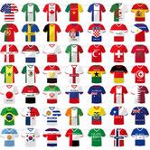 2026 World Cup Soccer Jersey Flag Bunting Banner 49 Pcs International Country String Flags Garland Merchandise