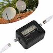 Satellite Finder, Digital Signal Finder Sat Receiver Professional Locators Portable Aerial Terrestrial Detector Black Background