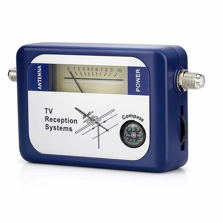 TV Signal Finder, TV Antenna Signal Strength Meter Antenna Signal Meter Digital Aerial Terrestrial Signal Strength Meter for Home Use