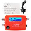 Digital Satellite Finder, 2 in 1 Satellite and TV Signal Finder STF-01 TV Antenna Signal Strength Meter Signal Finding Meter with Compass Alarm Buzzer
