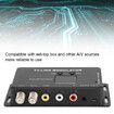 UHF Modulator TV LINK Modulator, Universal Composite A/V to RF Coax Agile Modulator RF TV Micro Modulator Compact RF Modulator Converter IR Extender