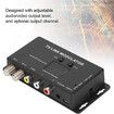 UHF Modulator TV LINK Modulator, Universal Composite A/V to RF Coax Agile Modulator RF TV Micro Modulator Compact RF Modulator Converter IR Extender