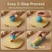 5 Pack Cake Pop Mold Set, Square Cloud Oval Round 3D Printed Cake Pop Cutter and Pusher, Baking Molds for Home Baking Birthday Parties Wedding Desserts