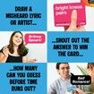 Misheard Music Card Game,Guess the Song or Artist with 500 Lyrical Nonsense Cards,Hilarious Music Games for Fun Family for Karaoke & Party Entertainment