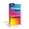 Misheard Music Card Game,Guess the Song or Artist with 500 Lyrical Nonsense Cards,Hilarious Music Games for Fun Family for Karaoke & Party Entertainment