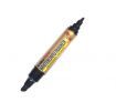 Artline 525T Pack of 12 Dual-Nib 5mm Whiteboard Marker Xylene Free - Black