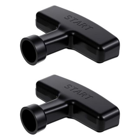 2Pcs Pull Cord Handle, Gasoline Engine Pull Starter Handle Grip, Replacement Recoil Starter Pull-Handles for Lawn Mower, Generator, Chainsaw, Trimmer