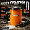 Portable Dust Collector Extractor Industrial Woodworking Sawdust Vacuum Catcher Hose 1200W 50L 0.5 Micron Filtration System 5 Adapters Workshop Tool