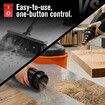 Portable Dust Collector Extractor Industrial Woodworking Sawdust Vacuum Catcher Hose 1200W 50L 0.5 Micron Filtration System 5 Adapters Workshop Tool