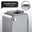 20L Motion Sensor Rubbish Bin Stainless Steel Double Wing Lid Automatic Dustbin Touchless Garbage Trash Can for Kitchen Bathroom Office Household