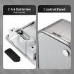 20L Motion Sensor Rubbish Bin Stainless Steel Double Wing Lid Automatic Dustbin Touchless Garbage Trash Can for Kitchen Bathroom Office Household