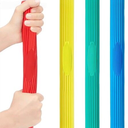 4Pcs Flex Resistance Bars For Tennis And Golfers Elbow,Twist Bar For Wrist And Forearm Strength,Hand Exerciser Device To Improve Grip,4 Levels