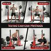 Adjustable Squat Rack Stand Barbell Dip Bar Station Weight Lifting Bench Press 350kg Garage Gym Exercise Equipment Fitness Workout Strength Training
