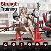 Adjustable Squat Rack Stand Barbell Dip Bar Station Weight Lifting Bench Press 350kg Garage Gym Exercise Equipment Fitness Workout Strength Training