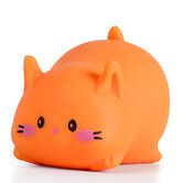 Cat Stress Balls, Cute Cat Squishy Toys for Kids and Men Women, Stress Relief Sensory Toys, Fidget Toys Squishy Suitable Boys Girls, Orange