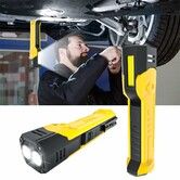 2 Pack Work Light for Mechanic,Rechargeable Work Light with Swivel Head,7 Lighting Modes and Hooks,Portable Magnetic Flashlight for Car Repair Yellow