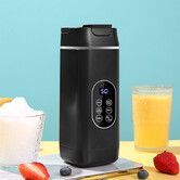 Portable Personal Blender,Small Smoothie & Shake Maker with 12 Stainless Steel Blades,Mini Juice Mixer for Office Home Black