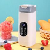 Portable Personal Blender,Small Smoothie & Shake Maker with 12 Stainless Steel Blades,Mini Juice Mixer for Office Home White