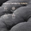 Folding Floor Sofa Bed Set 3in1 Convertible Sleeper Chair Couch Lounge Chaise Mattress Ground Seat Comfy Fold Out Guest Lounger Back Support Pillow