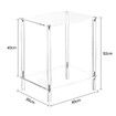 Modern Bedside Table Acrylic Nightstand Sofa Bed Side End Coffee Lamp Storage Display Shelf Stand Small Lounge Bedroom Sitting Living Room Furniture