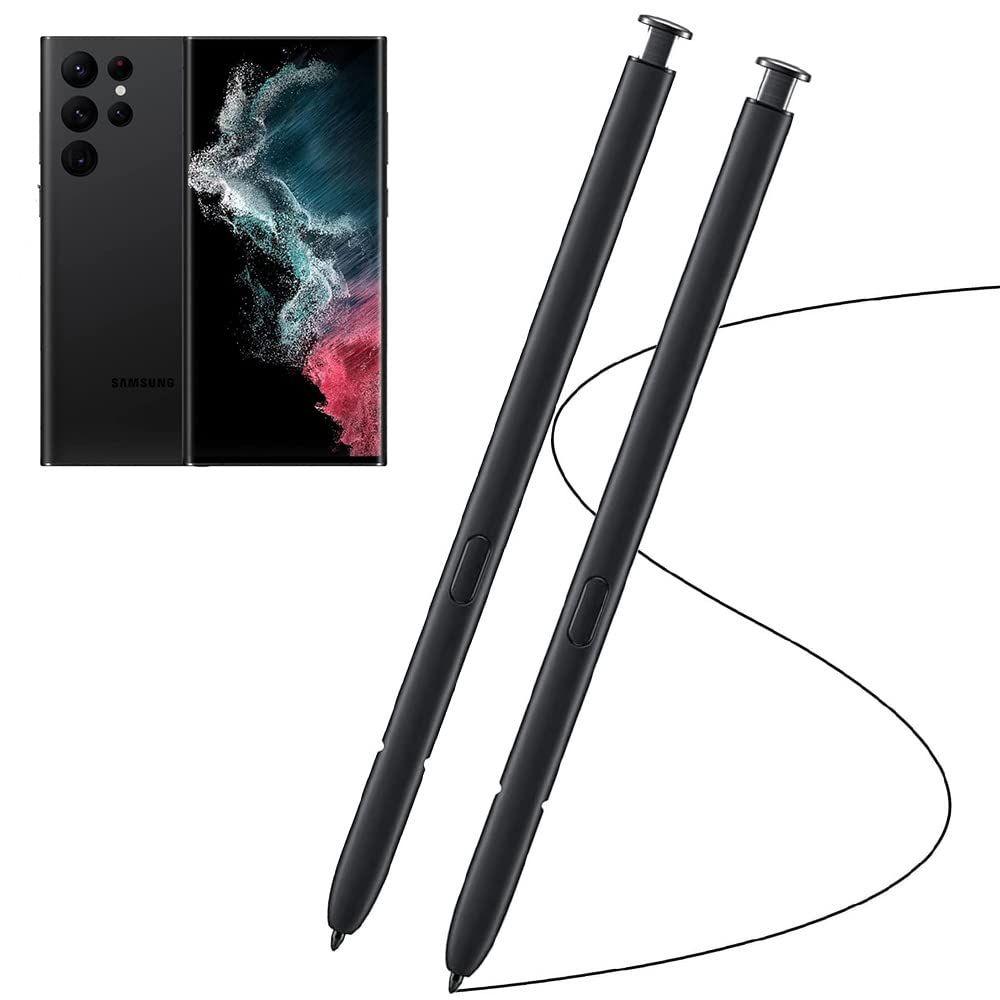 2Pcs Black Galaxy S22 Ultra Pen for Samsung Galaxy S22 Ultra 5G Touch Screen Stylus Pen Replacement for Samsung Galaxy S22 Ultra S Pen NoBluetooth Function