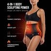 4-in-1 Micro-Particle Sculpting Fat-Burn Shorts High-Waisted Toning Thermogenic Yoga Pants Firming Shaping for Women XLarge