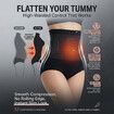 4-in-1 Micro-Particle Sculpting Fat-Burn Shorts High-Waisted Toning Thermogenic Yoga Pants Firming Shaping for Women XLarge