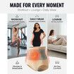 4-in-1 Micro-Particle Sculpting Fat-Burn Shorts High-Waisted Toning Thermogenic Yoga Pants Firming Shaping for Women XLarge