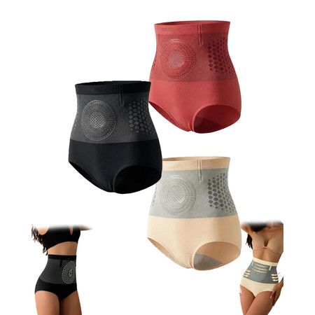 4-in-1 Micro-Particle Sculpting Fat-Burn Shorts High-Waisted Toning Thermogenic Yoga Pants Firming Shaping for Women Large