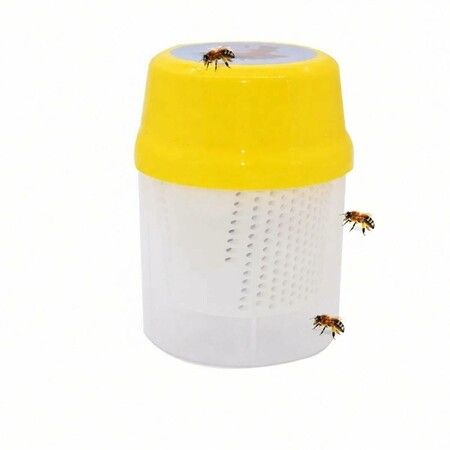 Beekeeping Tool Kit with Varroa Mite Shaker,Beehive Management Set for Pest Control,Essential Bee Keeper Equipment for Beginners & Pros,Yellow