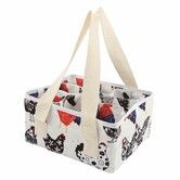 9-Pouch Egg Collecting Basket,Durable Canvas Egg Bag With Padded Bottom For Chicken,Duck & Goose Eggs,Portable Egg Holder For Farm & Backyard White